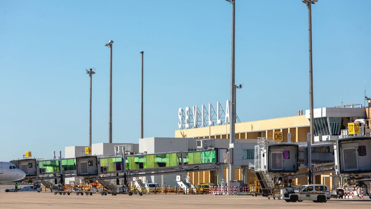Aeropuerto de Sevilla, tras la reciente remodelación.