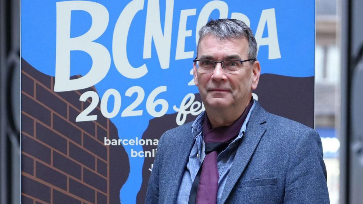 Mick Herron, ganador del premio Pepe Carvalho del BCNegra.