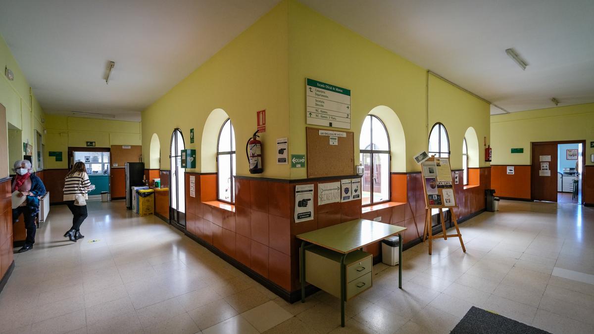 Interior de la Escuela Oficial de Idiomas de Badajoz.