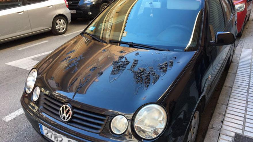 Amanece quemado con un líquido corrosivo el coche del portavoz de IU en Fuengirola