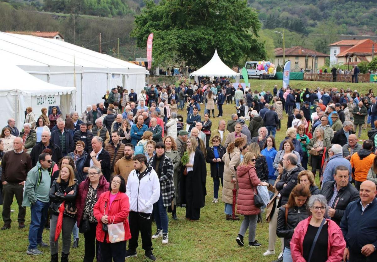 Ambiente en la Feria del Salmón en la edición de 2025.  | R. D. Á.