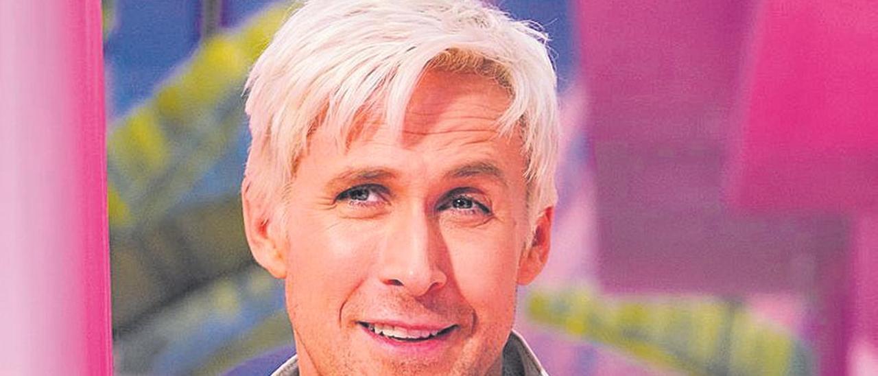 El actor Ryan Gosling, caracterizado como Ken, en la película ‘Barbie’.