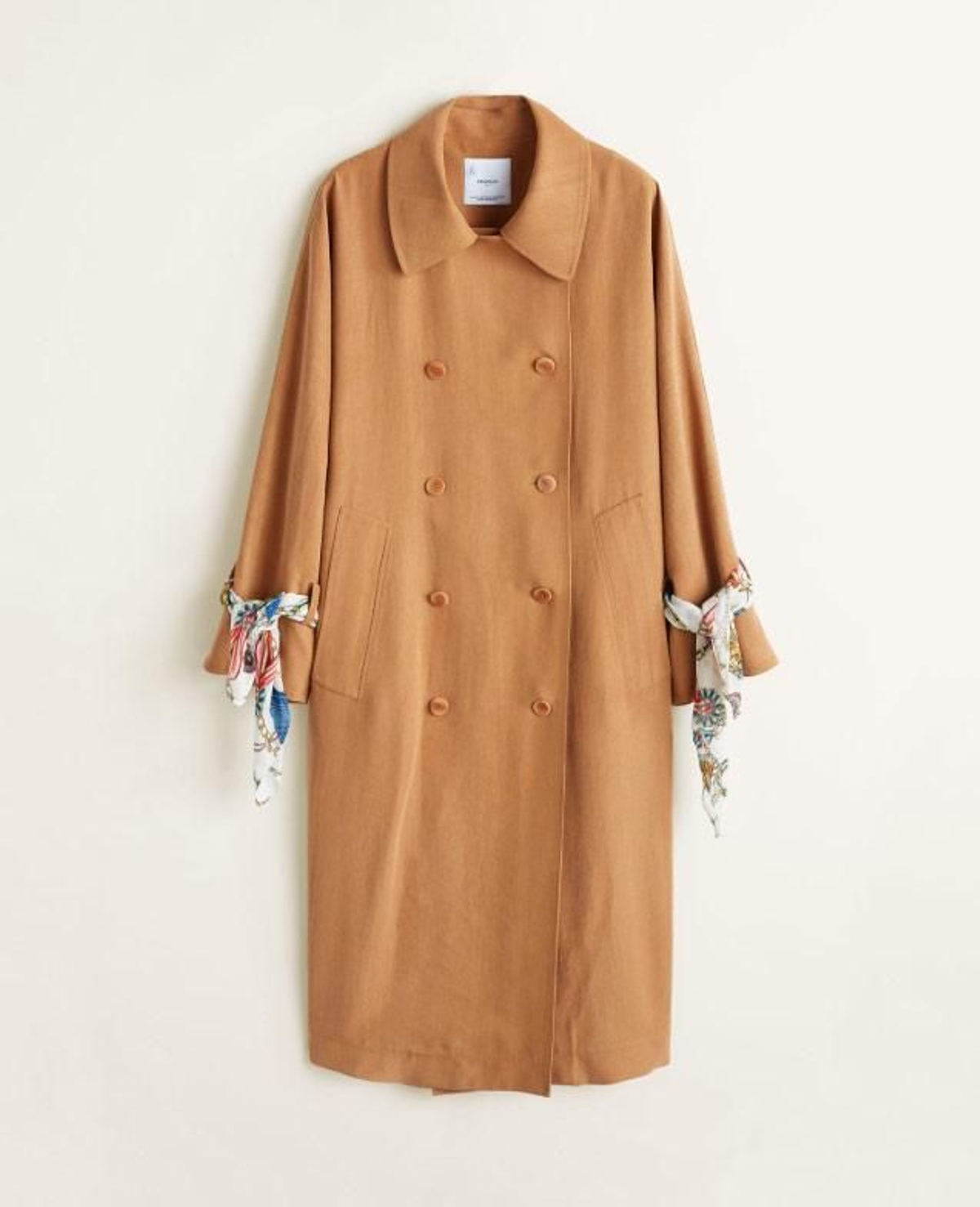 Trench detalle lazo pañuelo de Mango en rebajas