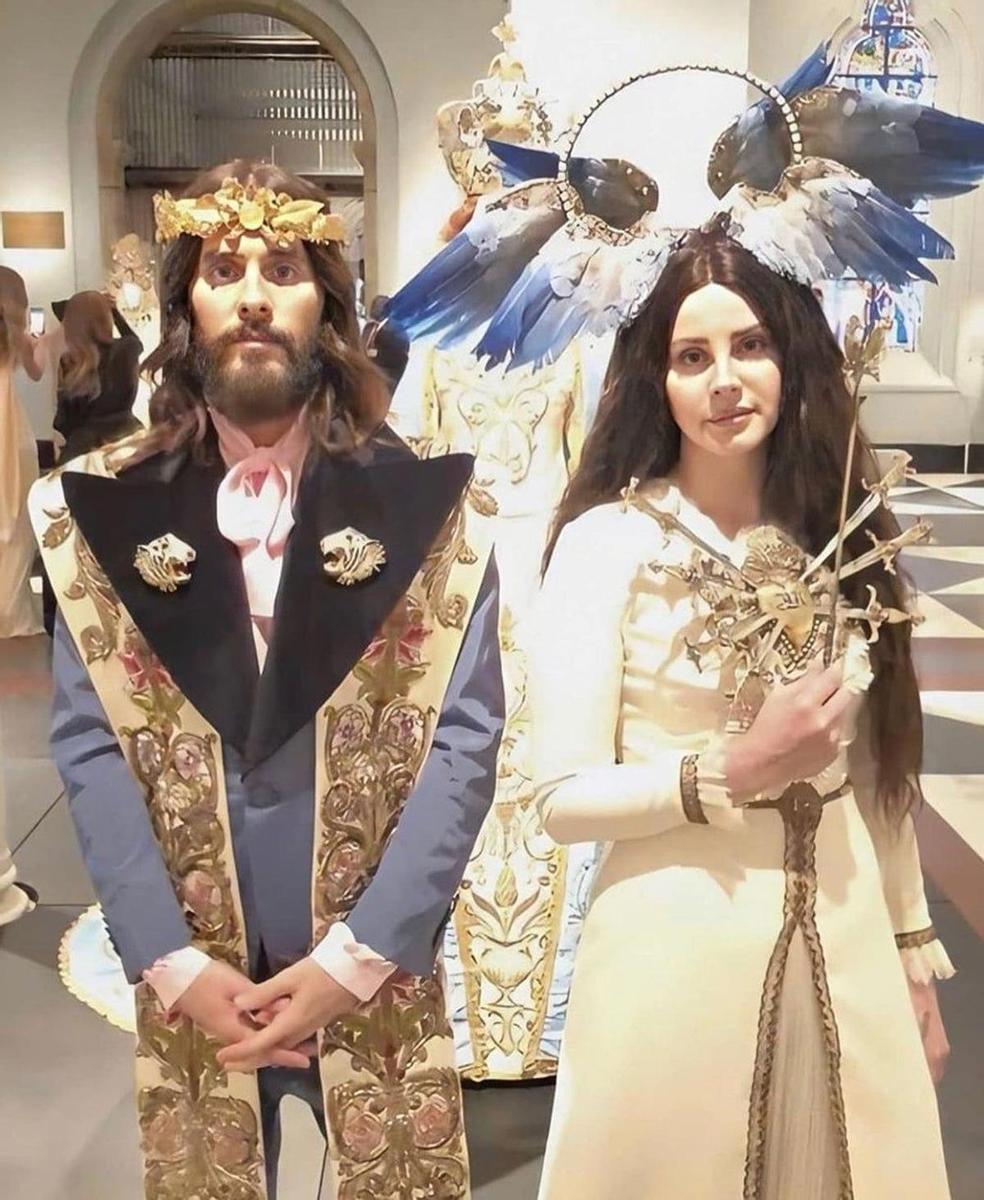 Jared Leto y Lana de Rey, de Gucci, 2018