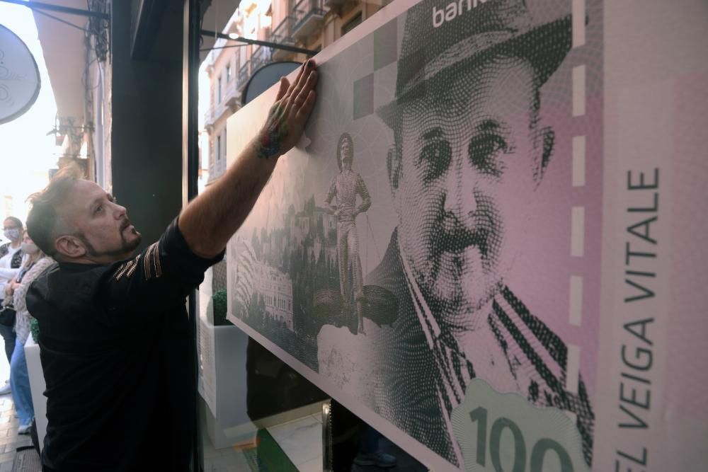 Campaña en el Centro de Málaga en homenaje a los comerciantes