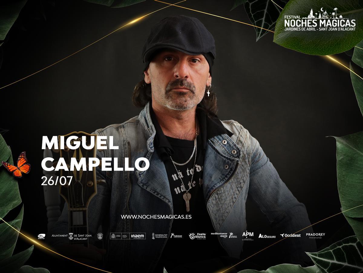 Miguel Campello sigue emocionando como el primer día.