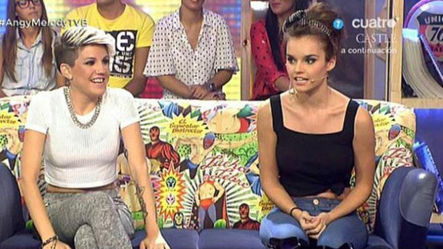 Melody, invitada en el programa &#039;Todo va bien&#039;.