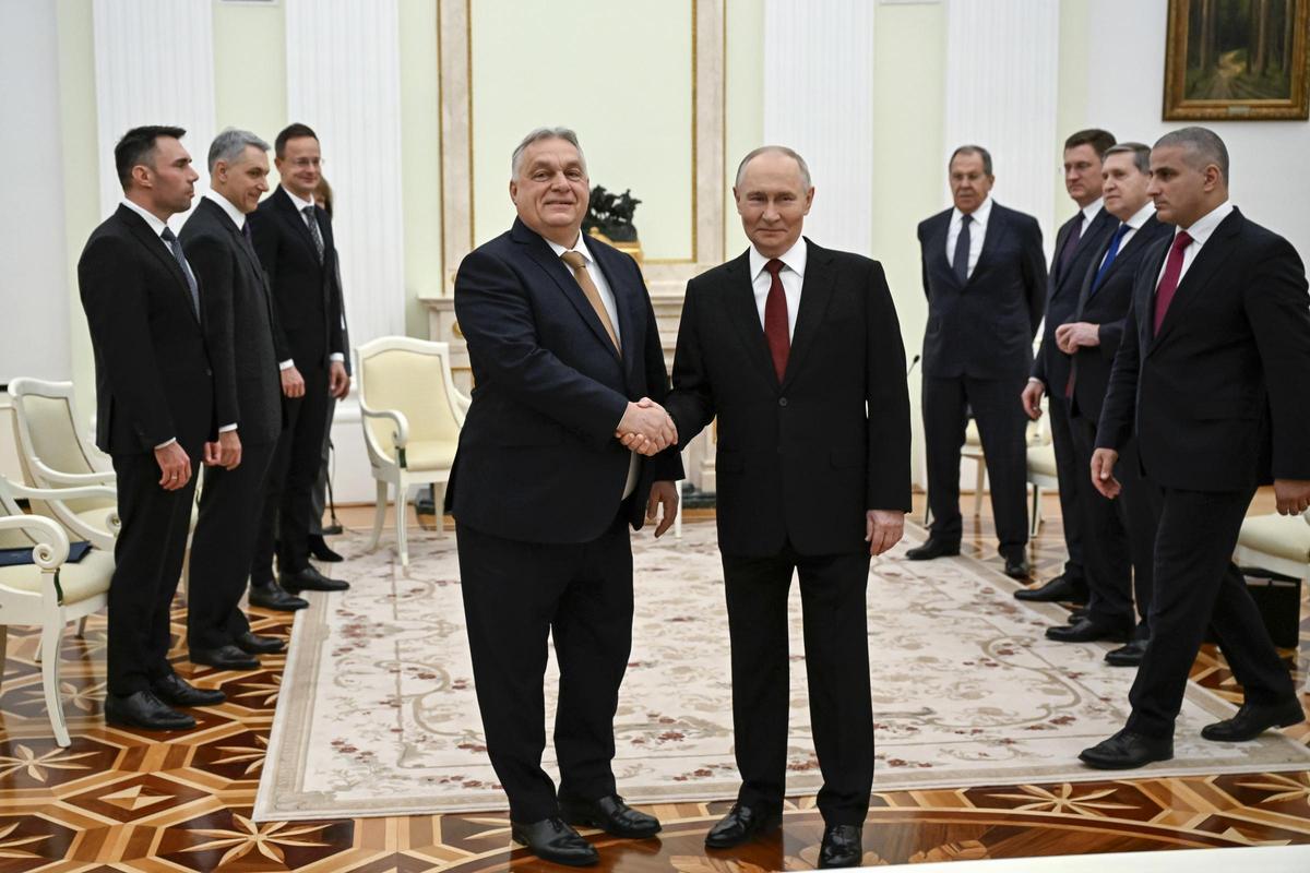 Putin acepta la propuesta de Orbán de que Budapest acoja las negociaciones de paz para Ucrania