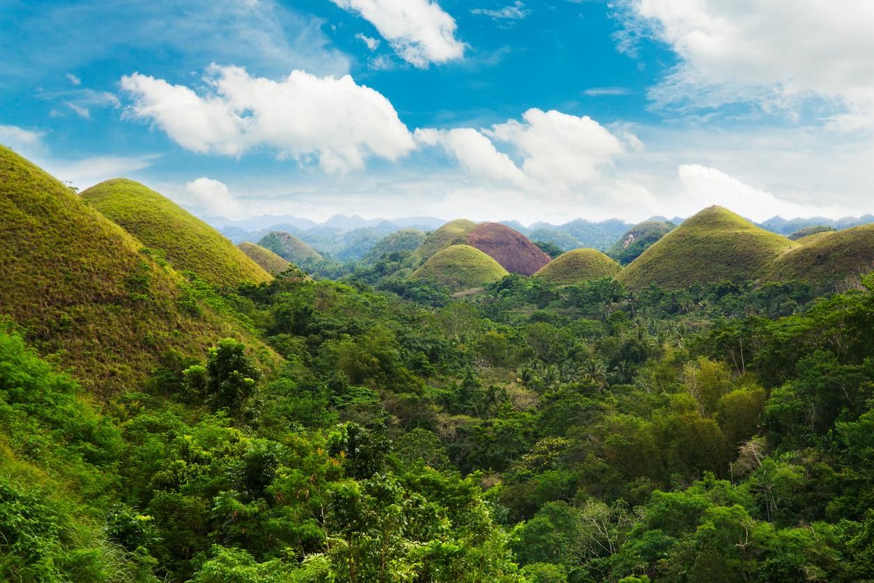 Colinas de Chocolate de Filipinas.