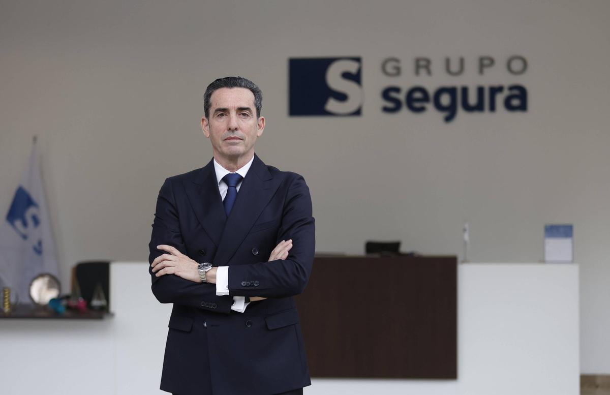 Francisco Segura, presidente de Avia, en las oficinas de su empresa, Grupo Segura.