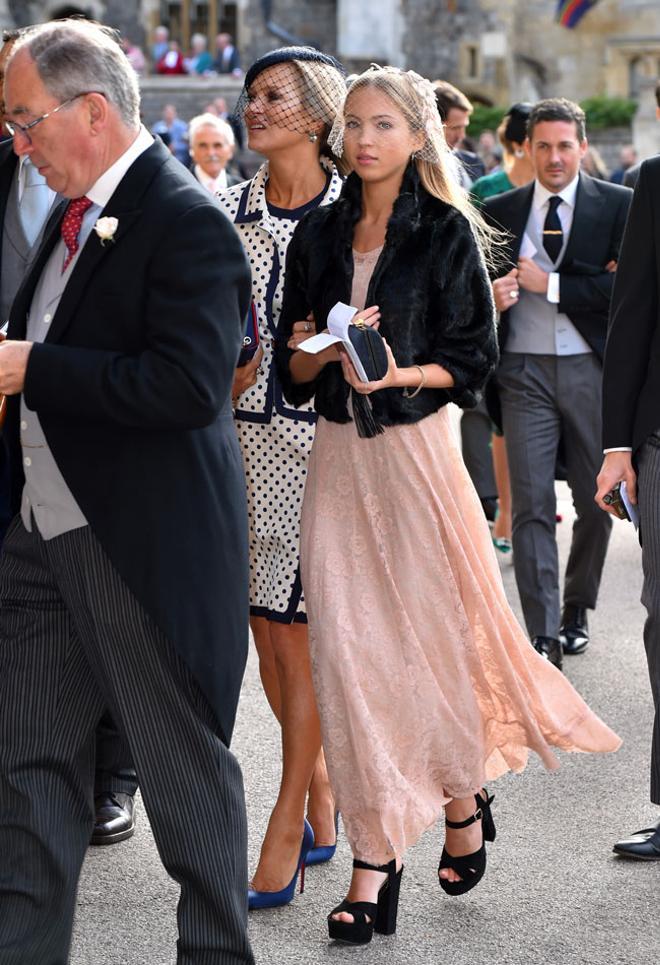 Lila Grace Moss, junto a su madre la modelo Kate Moss, entre las invitadas a la boda real de la princesa Eugenia