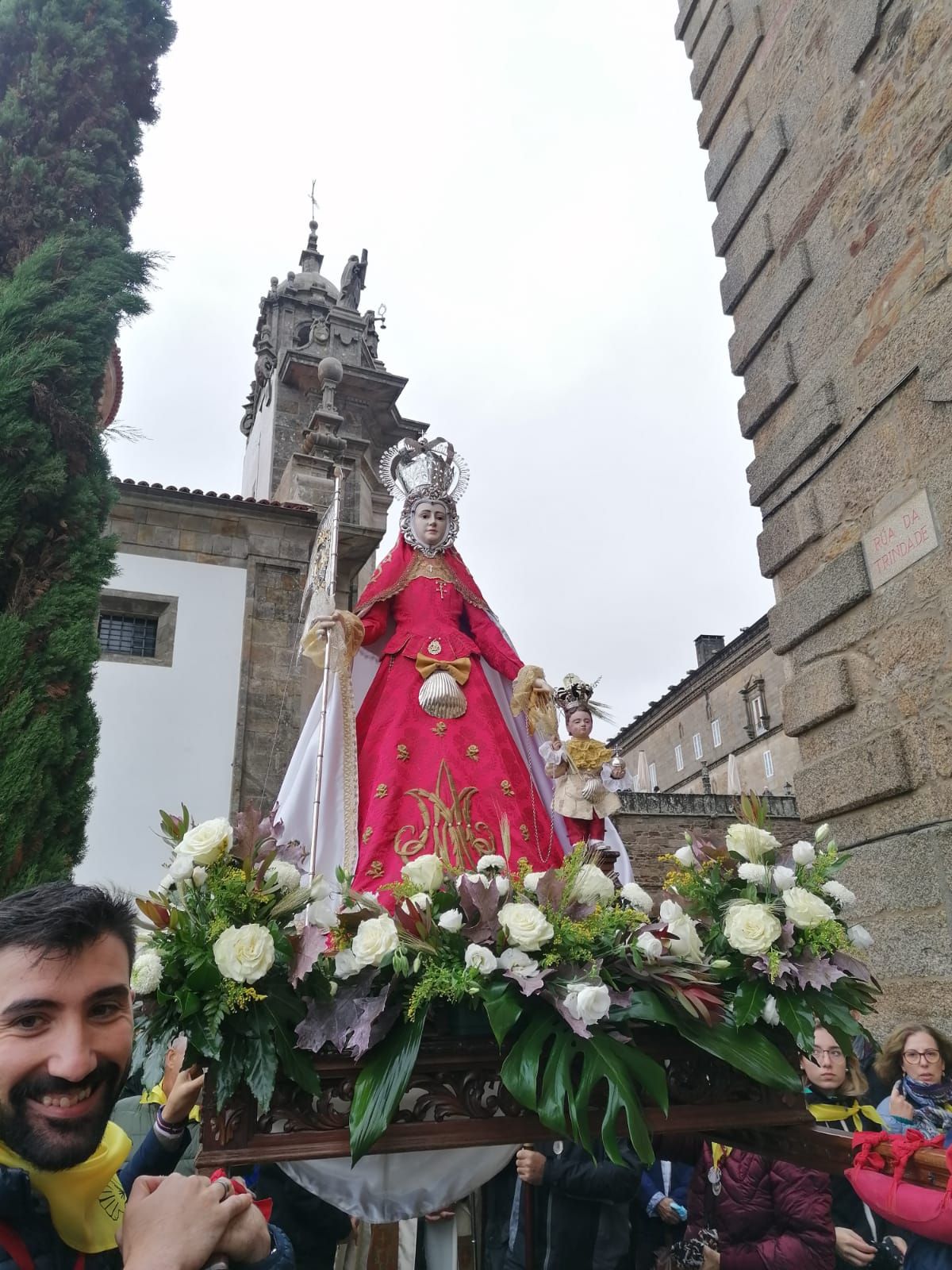 Los zamoranos arropan a la Virgen de la Concha en su peregrinación a Santiago