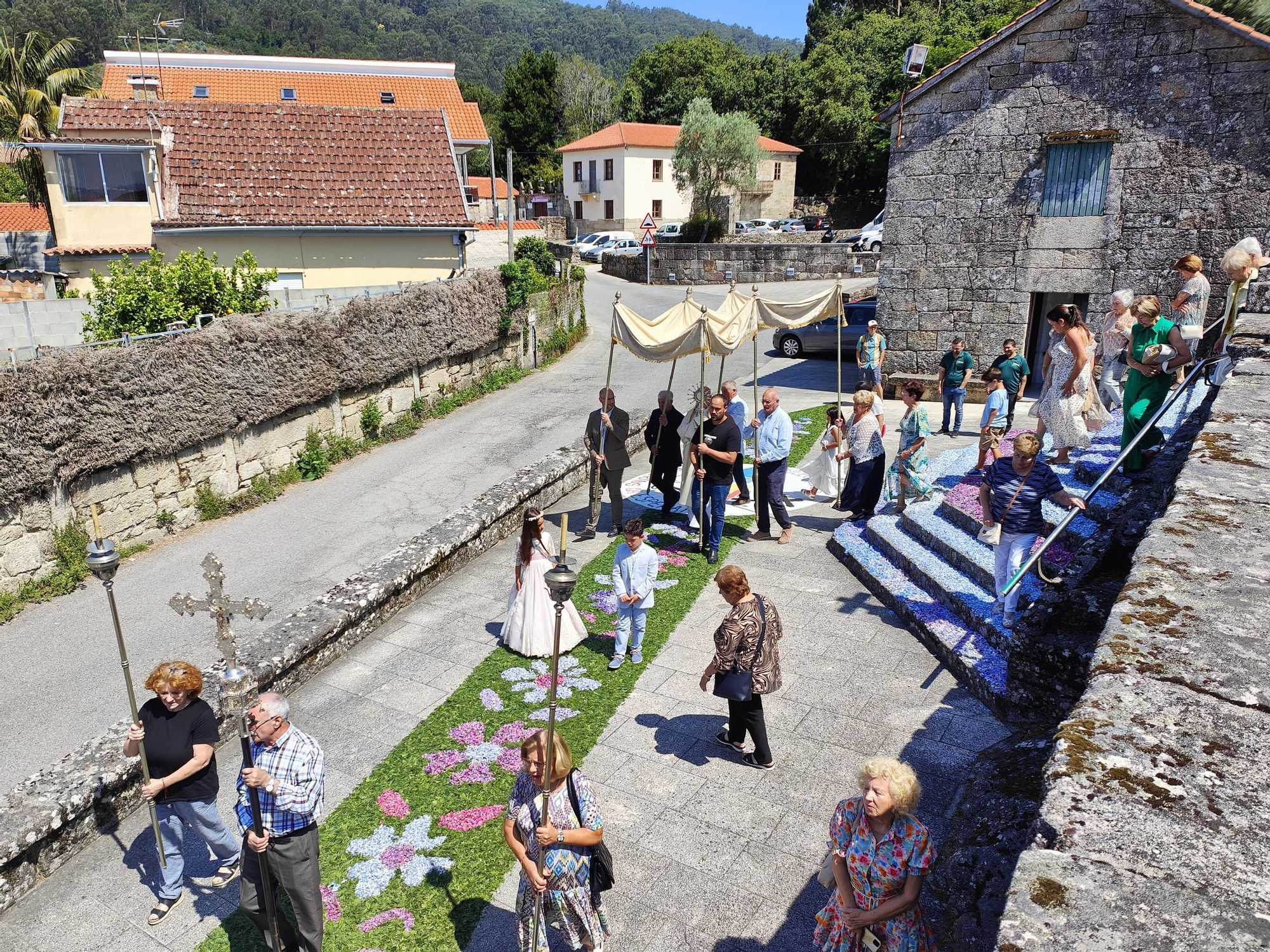 El Corpus Christi de San Martiño en Moaña