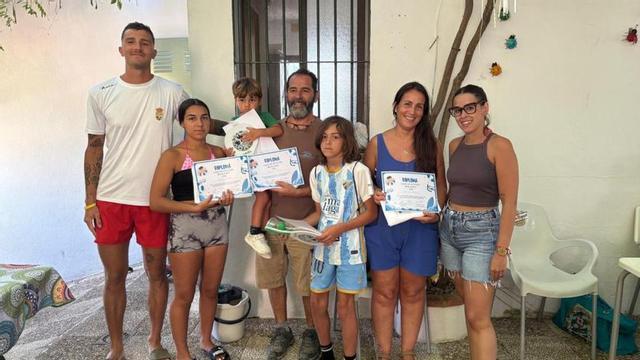 Participantes en la campaña de natación. | L.O.