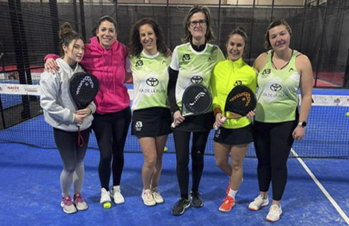 Equipo del AB Club de Pádel de la LigaPádelCyl en Cuarta Categoría. | CEDIDA