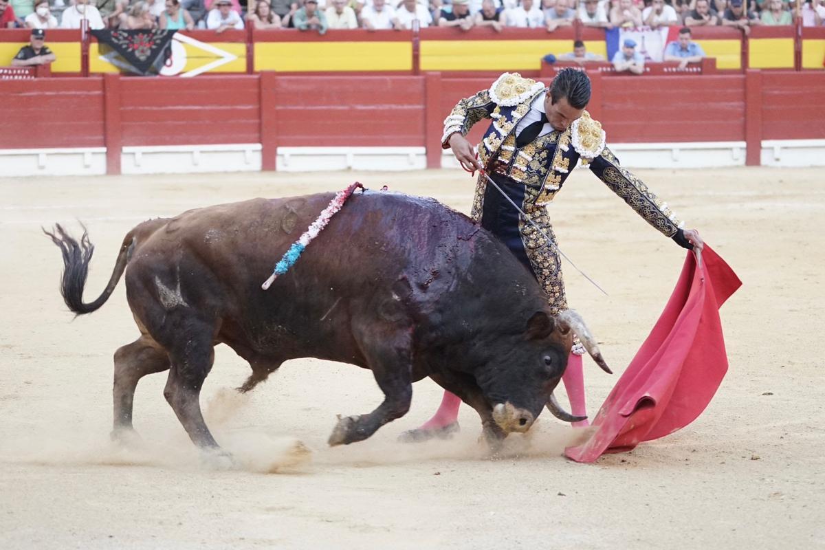 José María Manzanares con el toro de Álvaro Núñez en Alicante