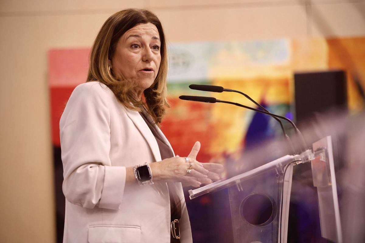 La consejera de Desarrollo Educativo, María del Carmen Castillo.