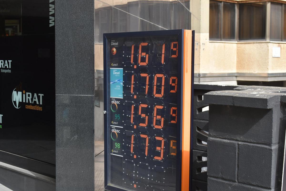 Imagen de los precios del crudo.