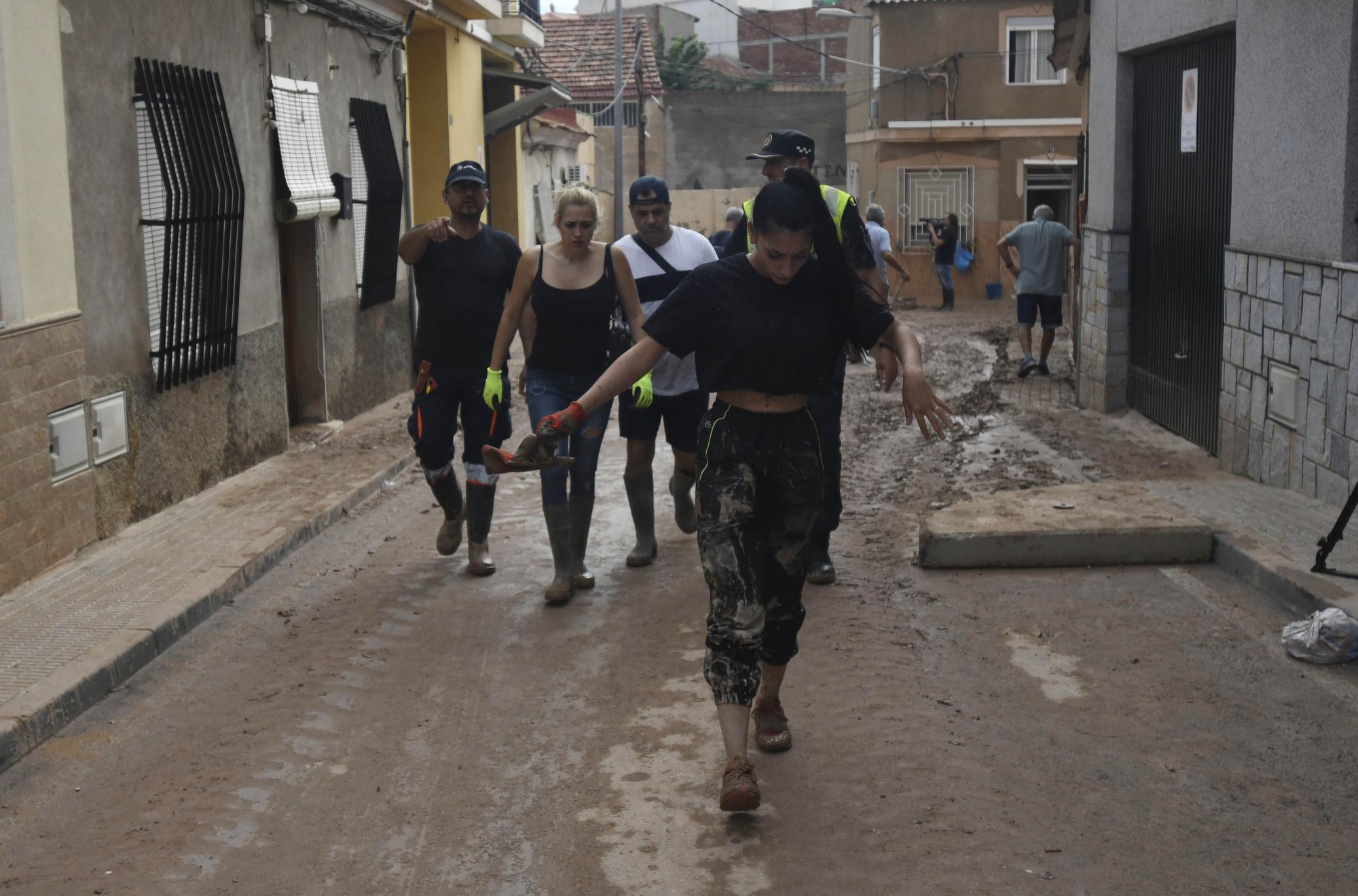 Los estragos del temporal en Javalí Viejo, en imágenes