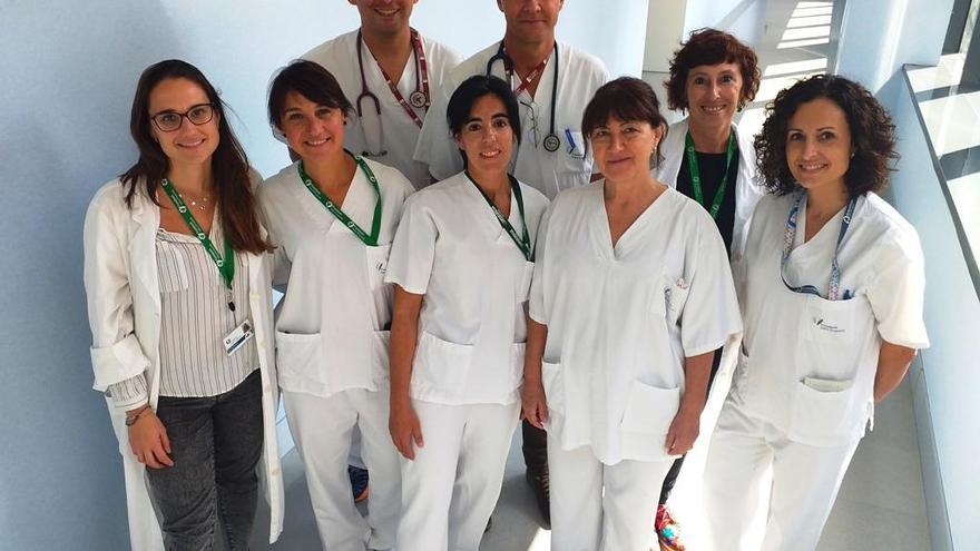 L'equip de Pneumologia de l'Hospital de Figueres.