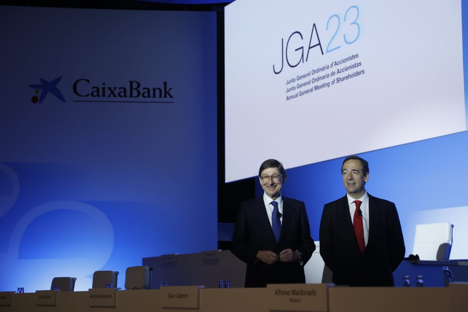 La Junta General de Caixabank, en imágenes