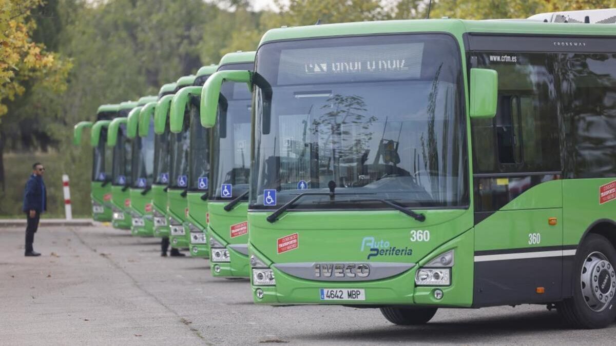 Huelga de autobuses en Madrid sur