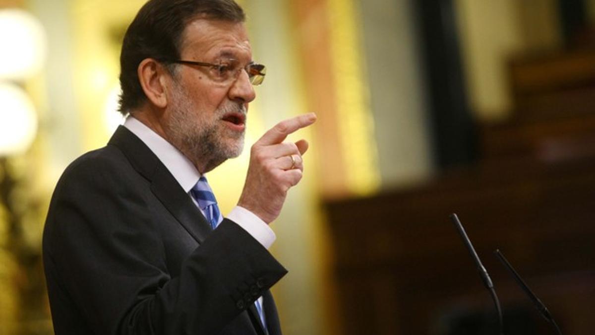 El presidente Rajoy en la segunda jornada del debate sobre el estado de la nación