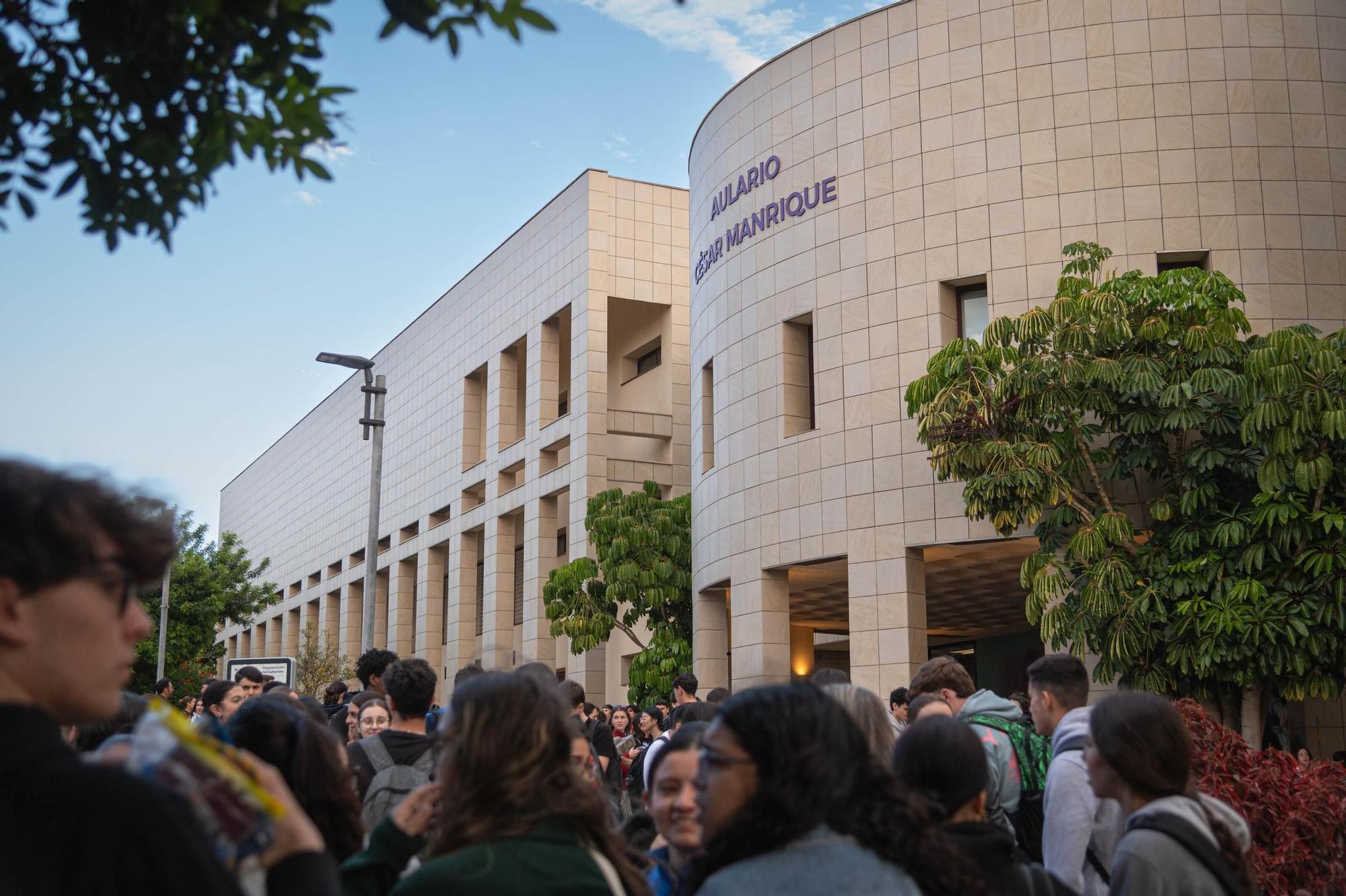 Primera jornada de la PAU 2025 en Tenerife