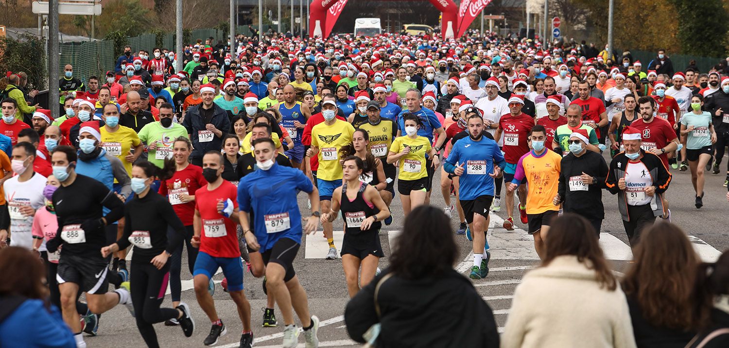 La carrera Popular de Nochebuena de Gijón