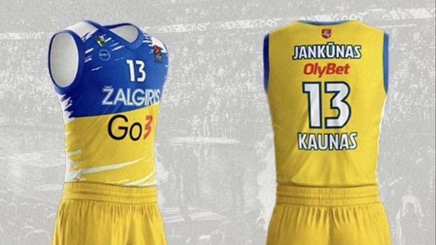 El Zalgiris se enfrentará al Barça vestido con los colores de Ucrania