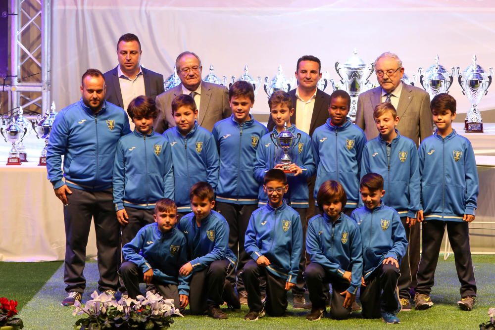 170 equipos premiados en la Gala del Fútbol Base Provincial en La Nucía