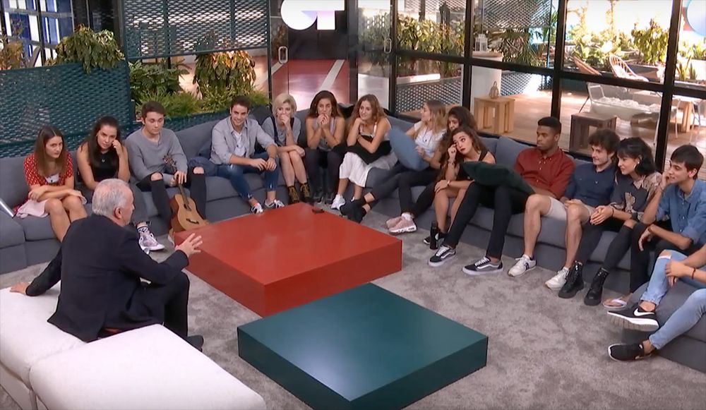 Visita a Operación Triunfo de Victor Manuel