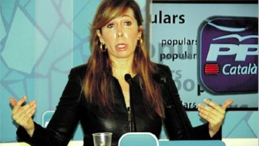 La presidenta del Partit Popular de Catalunya, Alícia Sánchez-Camacho.