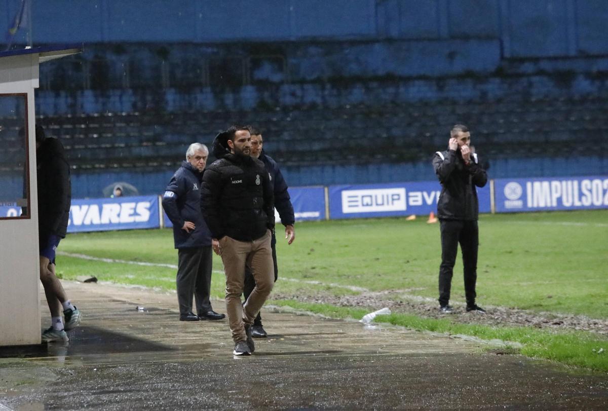 Dani Vidal, durante el partido