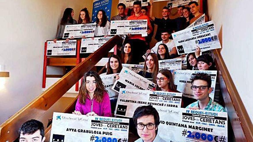 L&#039;entrega de les beques per als estudiants d&#039;Alp, Bagà, Das i Urús