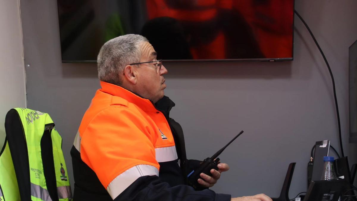 José Antonio Jiménez González, jefe de Protección Civil en Badajoz.