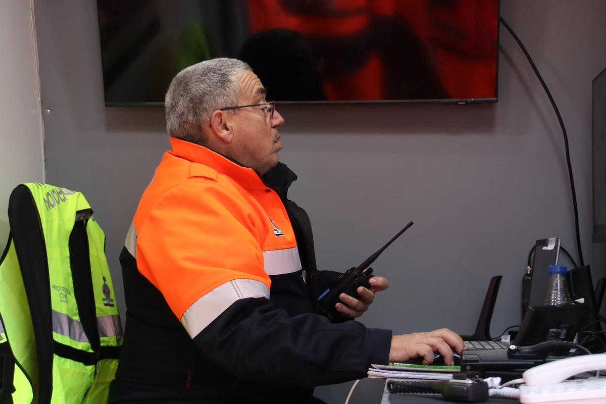 José Antonio Jiménez González, jefe de la de la agrupación de Protección Civil del Ayuntamiento de Badajoz.