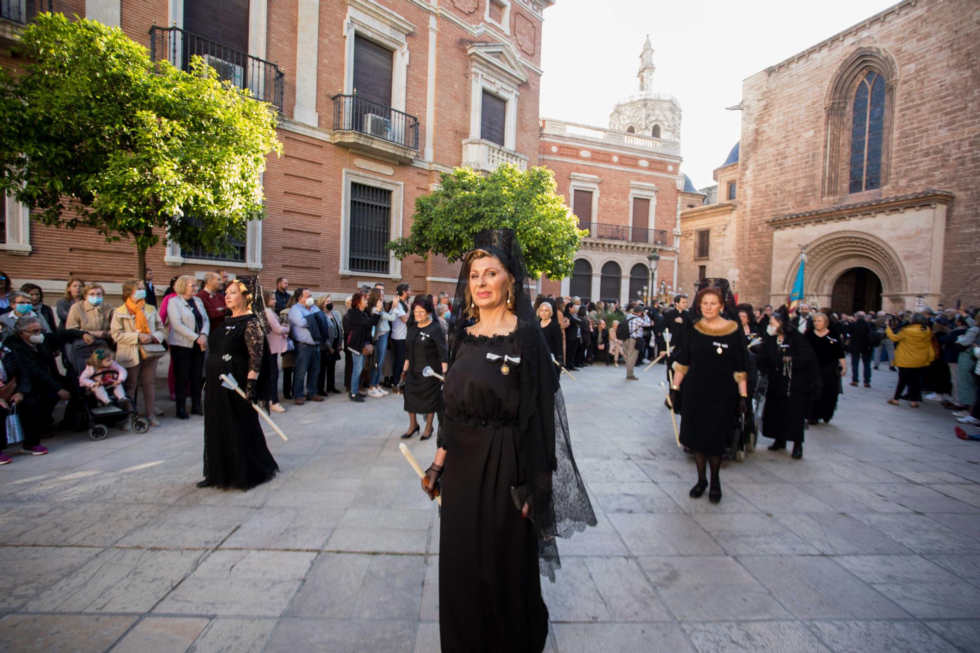 La procesión general de San Vicente recorre el centro de la ciudad