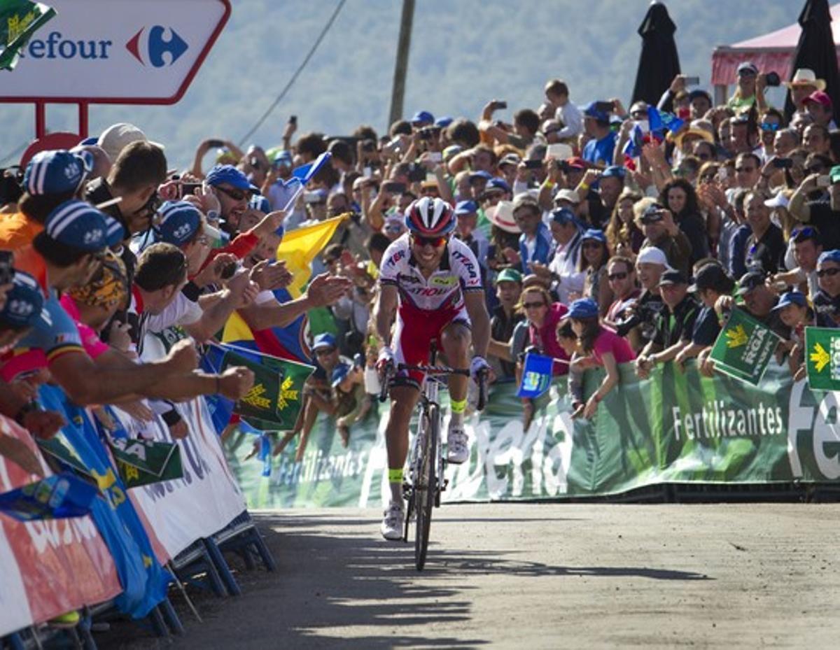 Las imágenes de la etapa de la Vuelta Las imágenes de la etapa de la Vuelta