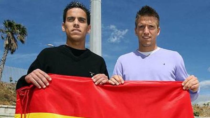 Recio y Camacho estan compartiendo la quinta temporada en el Málaga CF.