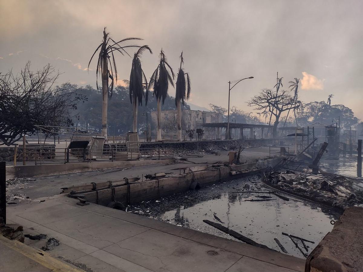 Incendios en la isla de Maui, en Hawái