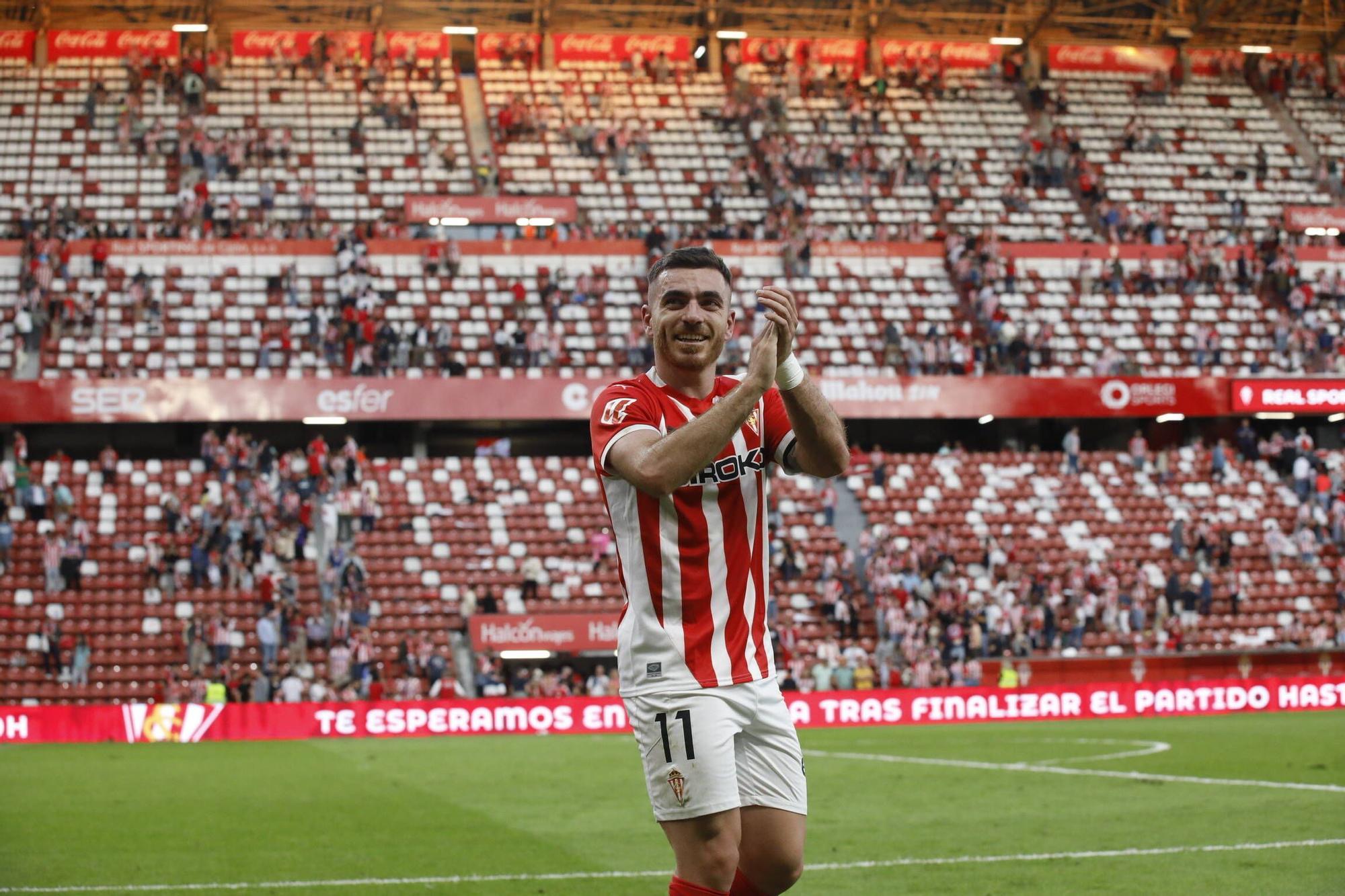 Derbi asturiano: las imágenes del partido entre el Sporting y el Oviedo en El Molinón
