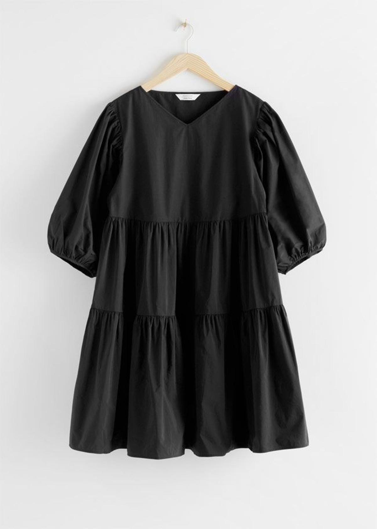 Vestido con volumen y mangas abullonadas, de & Other Stories