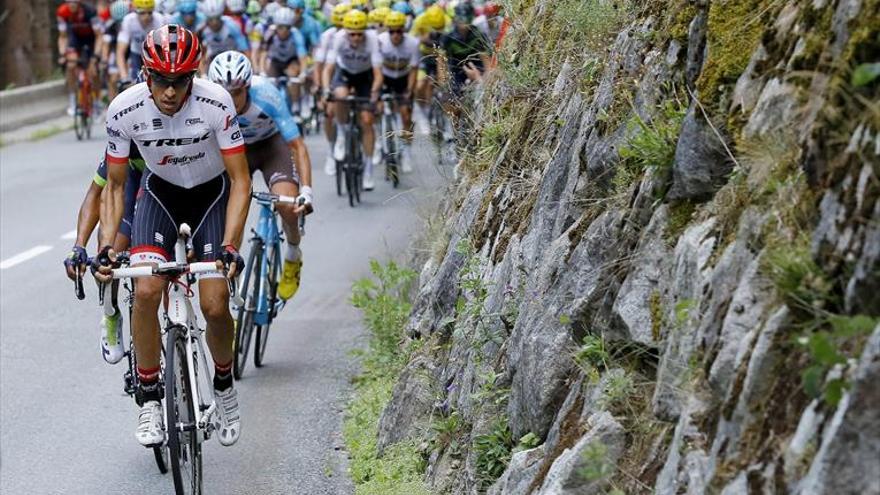 Mikel Landa mima a Froome