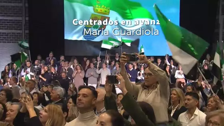 Acto público de Feijóo y Guardiola en Lobón