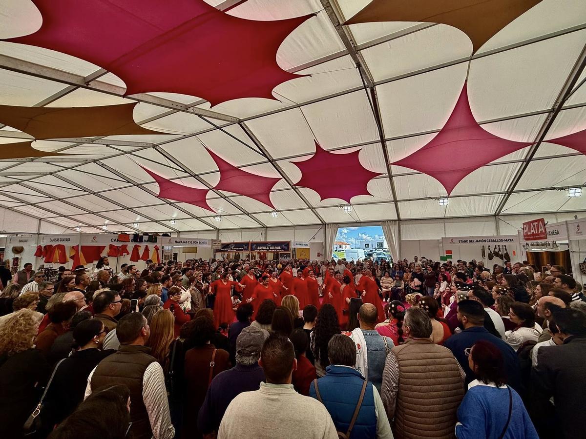 Una de las actividades celebradas durante la feria en la carpa de Exposiciones y Eventos.