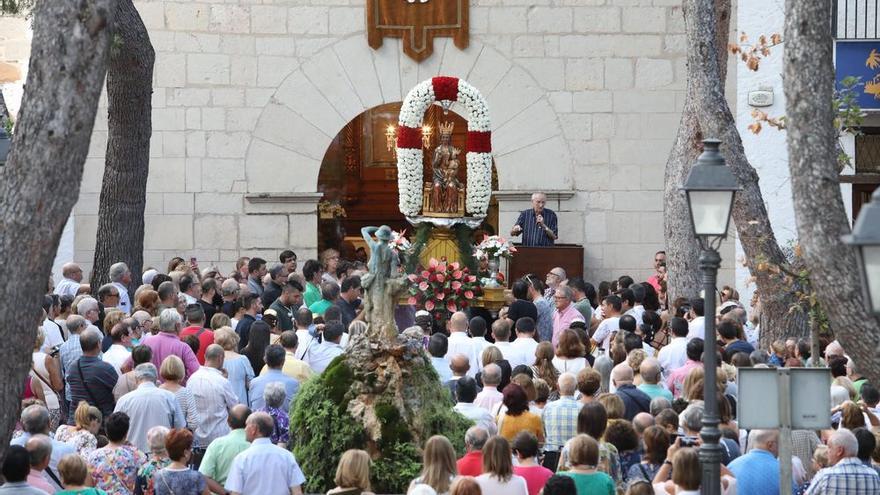 Subida de la virgen a la ermita en las fiestas patronales de Vila-real.