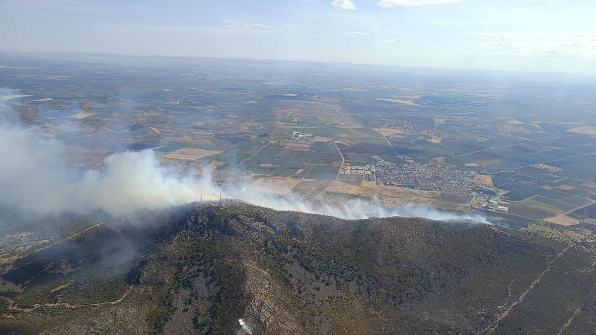Incendio en Arroyo de San Serván