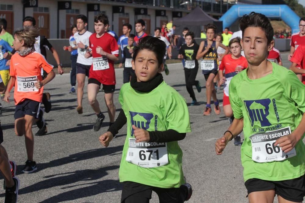 Cross Escolar Cartagena en el Circuito de Velocida