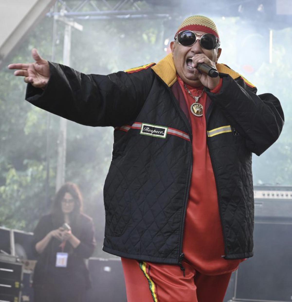 El cantante King África en Pontevedra en 2025. | FDV